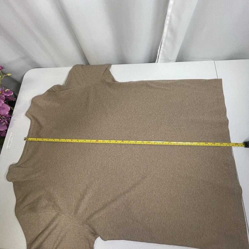 Banana Republic Men’s XXL Long Sleeve Crew Neck Shirt 100% Cotton Tan